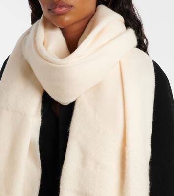 Bufanda Monogram en mezcla de lana y alpaca | Toteme