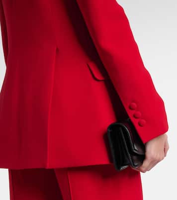 Floral-appliqué cady blazer | Elie Saab