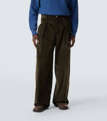 Cotton corduroy wide-leg pants | JW Anderson