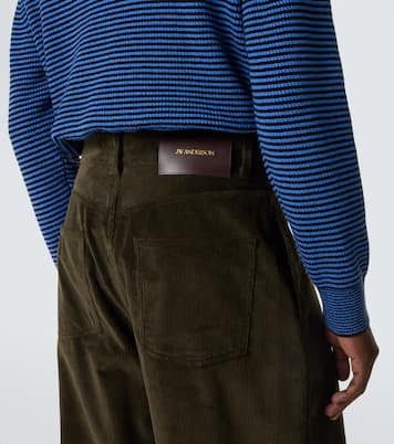 Cotton corduroy wide-leg pants | JW Anderson
