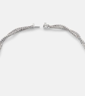 Halskette Y-Couture aus 18kt Weißgold (750/1000) mit Diamanten | Yeprem