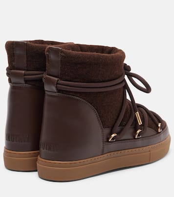 Felt Wedge leather-trimmed snow boots | Inuikii