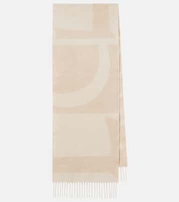 Fringed cashmere scarf | Loewe