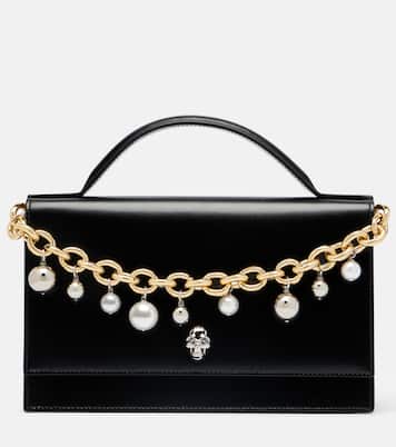 Sac Skull Small en cuir à ornements | McQueen