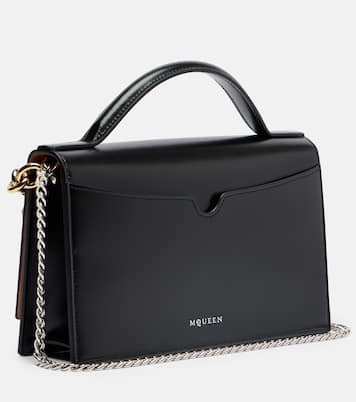 Sac Skull Small en cuir à ornements | McQueen