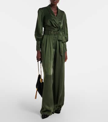 Aura studded suede mules | Zimmermann