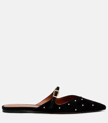 Aura studded suede mules | Zimmermann