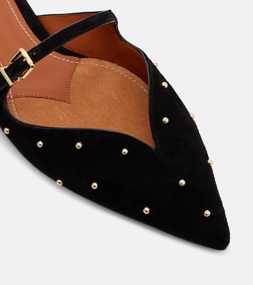 Aura studded suede mules | Zimmermann