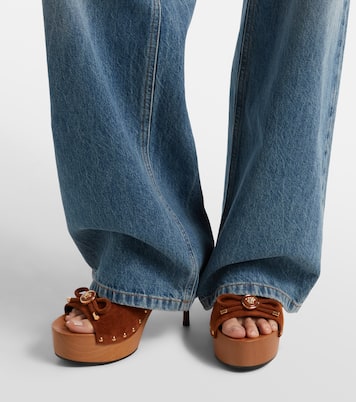 Opera Medusa suede mules | Versace