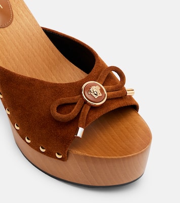 Opera Medusa suede mules | Versace