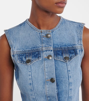 Top Zoey en jean | Rotate