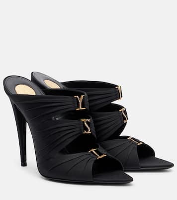Sandalen Emilie aus Satin  | Saint Laurent