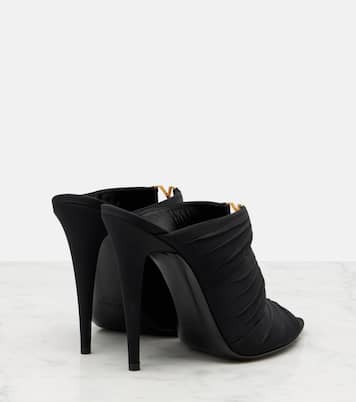 Sandalen Emilie aus Satin  | Saint Laurent