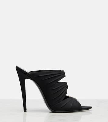 Sandalen Emilie aus Satin  | Saint Laurent