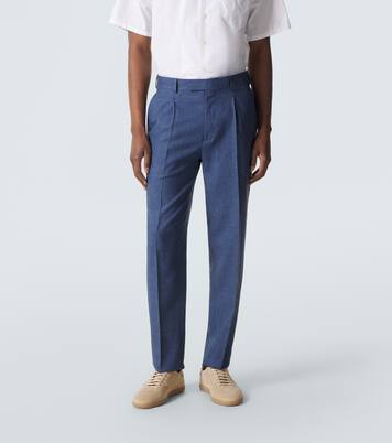 Schmale Hose aus Leinen | Zegna