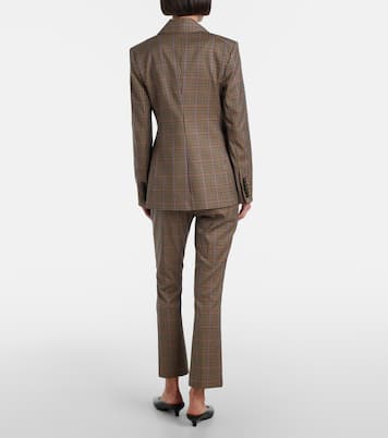 Pantalon slim Arte à carreaux | Veronica Beard