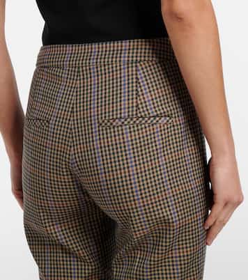Pantalon slim Arte à carreaux | Veronica Beard