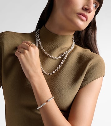 Bracelet Cable Flex® en argent sterling et diamants | David Yurman