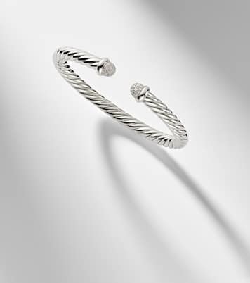 Bracelet Cable Flex® en argent sterling et diamants | David Yurman