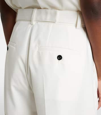 Belted barrel-leg pants | Sacai