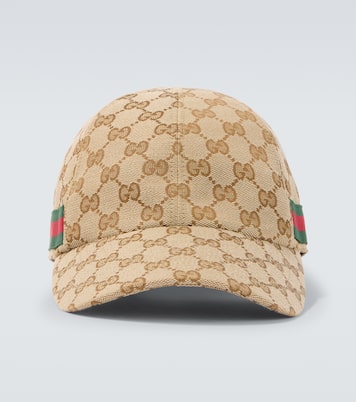 GG帆布Web Stripe棒球帽 | Gucci