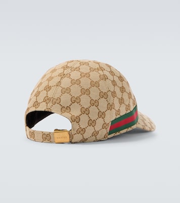 GG帆布Web Stripe棒球帽 | Gucci