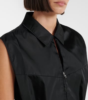 Re-Nylon belted zip-up minidress | Prada