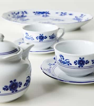 Gloria set of 2 porcelain teacups and saucers | Cabana