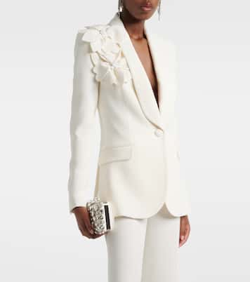 Blazer à appliqués floraux | Elie Saab