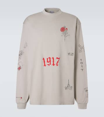 Printed cotton jersey T-shirt | Balenciaga