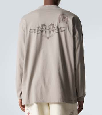 Printed cotton jersey T-shirt | Balenciaga