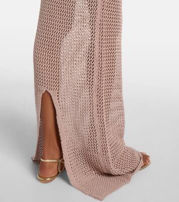 Maxikleid Hilsa aus Lamé | Bananhot