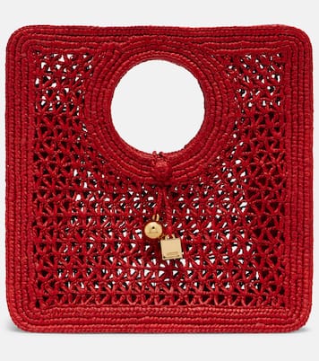 Spiaggia Small raffia top-handle bag | Jacquemus