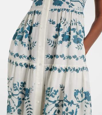 Hemdblusenkleid aus Baumwolle und Leinen | Erdem