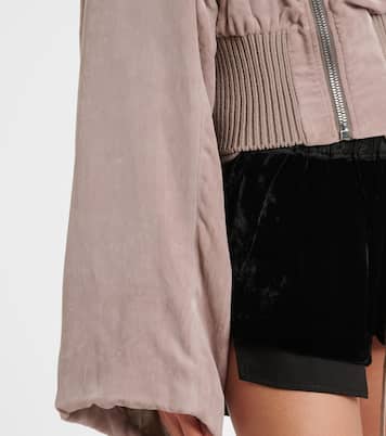 Scarf Flight chenille bomber jacket | Rick Owens