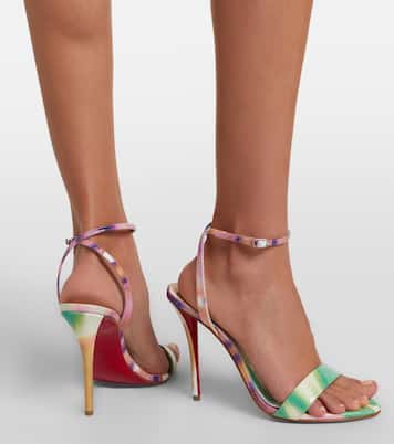 Miss Z tie dye patent leather sandals | Christian Louboutin