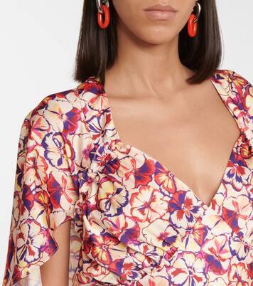 Robe longue à fleurs | Rabanne