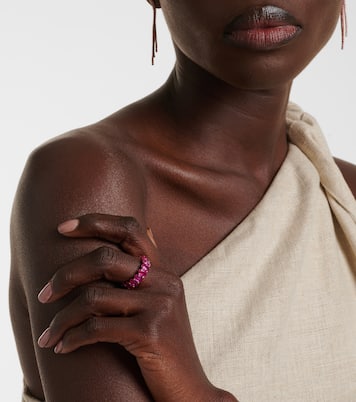 Bague Eternity en or 18 ct et rubis | Shay Jewelry