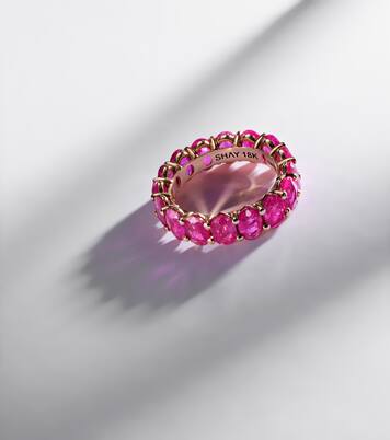 Bague Eternity en or 18 ct et rubis | Shay Jewelry