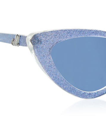 Glitter cat-eye mirrored sunglasses | Monnalisa