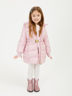 Baby hooded padded coat | Monnalisa