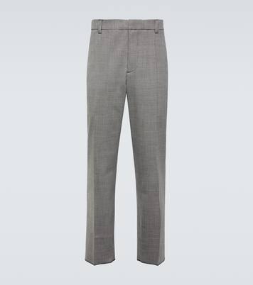 High-Rise Hose aus einem Wollgemisch | Nanushka
