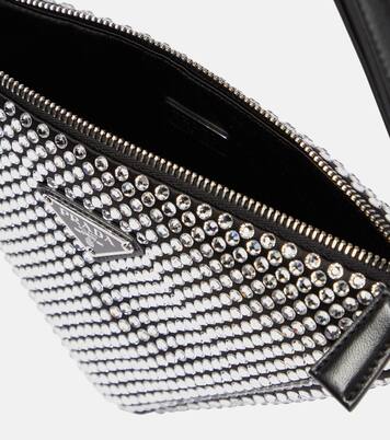 Etui Triangle mit Kristallen | Prada