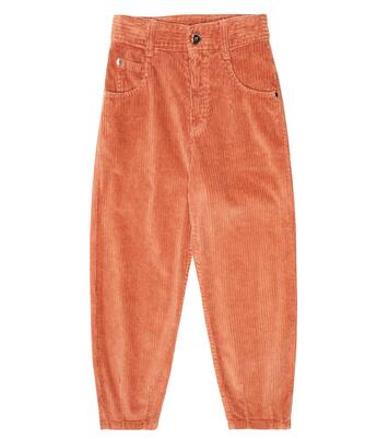 Hose aus Cord | Brunello Cucinelli Kids