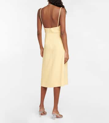 Robe midi Tribu en crêpe | Emilia Wickstead