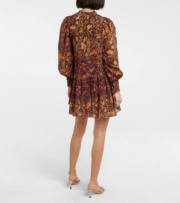 Robe Maja en coton mélangé imprimée | Ulla Johnson
