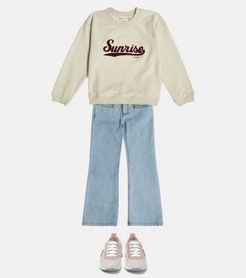 Sweat-shirt Tayla en coton à logo | Bonpoint