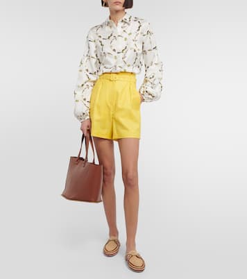 Short Claudio en laine, soie et lin | Gabriela Hearst