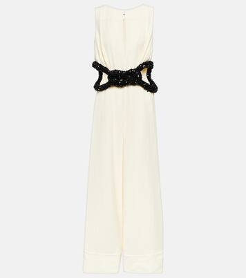 Knotted cutout crêpe gown | Jil Sander