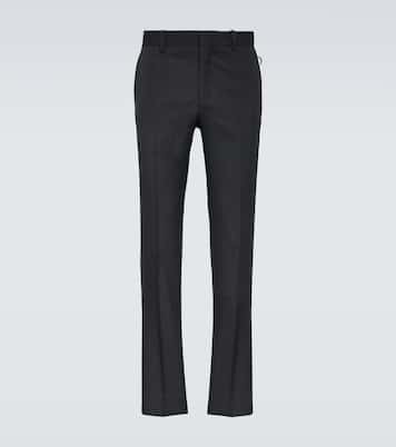 Low-rise wool slim pants | Undercover